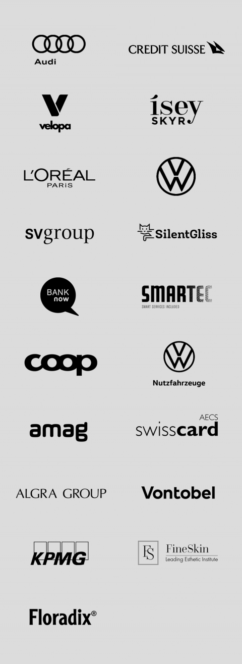Kunden-Liste der Swiss Online Publishing